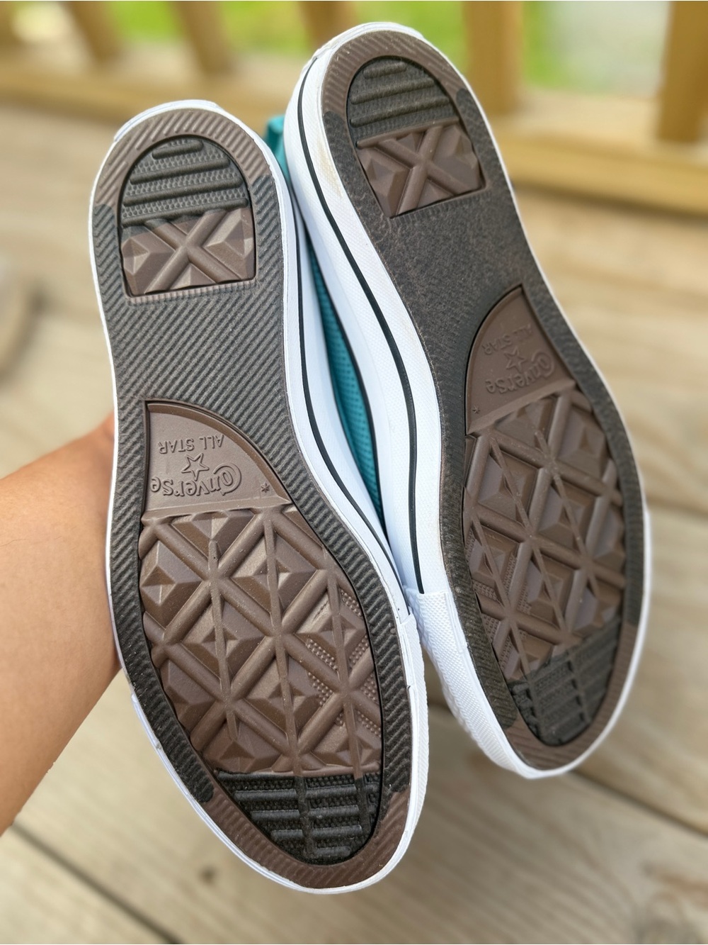 Converse Kids All Star Low Top Sneakers - Teal Blue - Picture 4 of 5